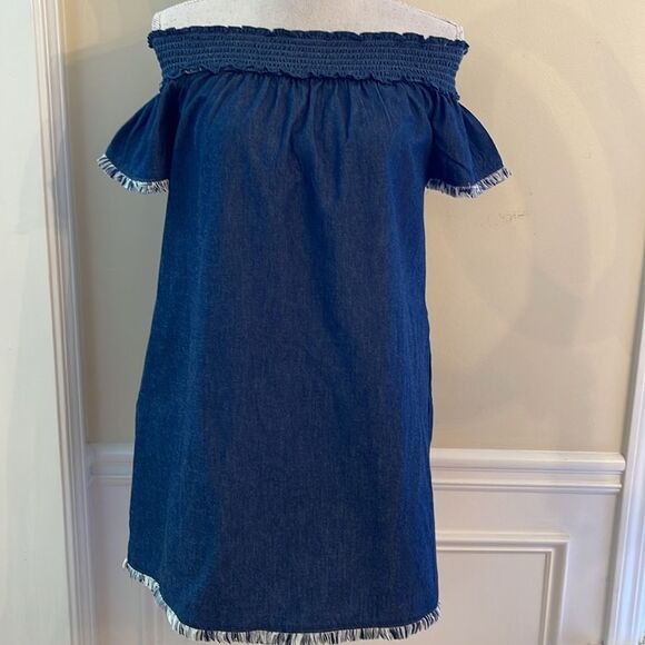 Nicole Miller New York Denim Mini Dress - Picture 2 of 8